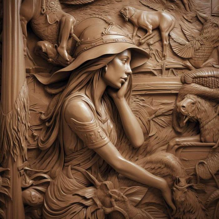 نموذج ثلاثي الأبعاد لآلة CNC 3D Art 